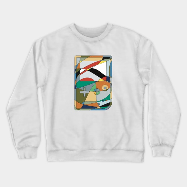 Handheld Console 4 Crewneck Sweatshirt by Abstract Scribbler